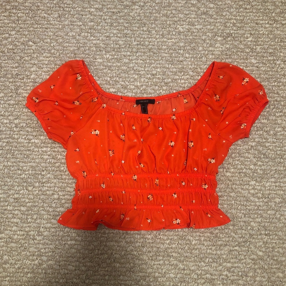 Forever 21 smocked top